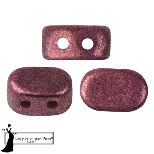 Perla in vetro Lipsi® di Puca® 4x6 mm - Bronze Light Plum x10g