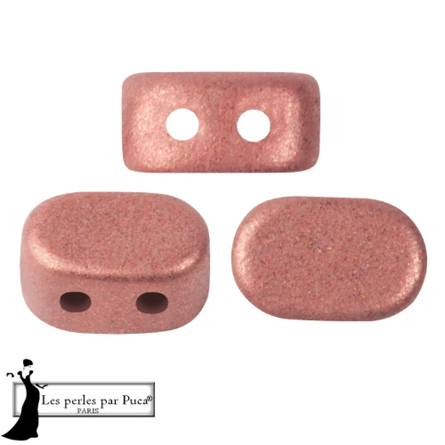 Perla in vetro Lipsi® di Puca® 4x6 mm - Bronzo rosa chiaro x10g