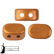 Perla in vetro Lipsi® di Puca® 4x6 mm - Bronzo arancio x10g