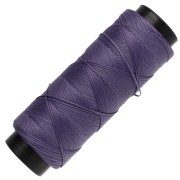 Filo piatto in poliestere cerato - Slam Cord per micro macramè 0,8 mm - Viola x 100 m