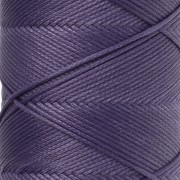 Filo piatto in poliestere cerato - Slam Cord per micro macramè 0,8 mm - Viola x 100 m