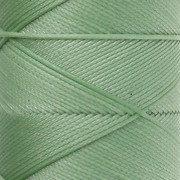 Filo piatto in poliestere cerato - Slam Cord per micro macramè 0,8 mm - Verde acqua x 100 m