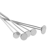 Chiodo a testa piatta larga 25x0,6 mm - Acciaio inossidabile 304 x6