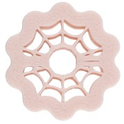 Tagliabiscotti a forma di ragnatela Halloween 20 mm - polimero biodegradabile beige x1
