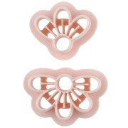 Set di stampini per orecchini a forma di fiore in polimero biodegradabile - Beige x1