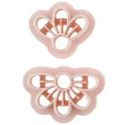 Set di stampini per orecchini a forma di fiore in polimero biodegradabile - Beige x1