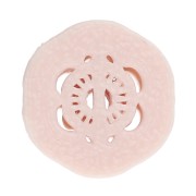 Mini stampino a forma di fiore n. 2 da 10 mm in polimero biodegradabile - Beige x1