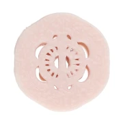Mini stampino a forma di fiore n. 2 da 10 mm in polimero biodegradabile - Beige x1