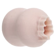 Mini stampino a forma di foglia di quercia 10x6 mm in polimero biodegradabile - Beige x1