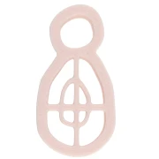 Stampo per orecchini dalla forma organica in polimero biodegradabile - Beige x1