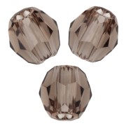 Perla rotonda Swarovski 5000 da 3 mm - Quarzo fumé x20