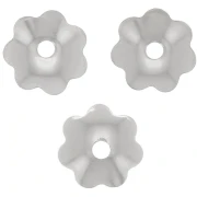 Coppette per fiori da 6 mm - Argento x20
