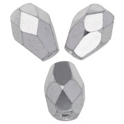 Perla a forma di pera sfaccettate 7x5 mm - Crystal Labrador Full x25