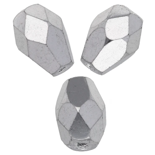 Perla a forma di pera sfaccettate 7x5 mm - Crystal Labrador Full x25