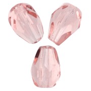Peach - Perla a forma di pera sfaccettate 7x5 mm - Peach x25 Perla a forma di pera sfaccettate 7x5 mm - Peach x25