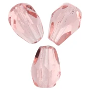 Perla a forma di pera sfaccettate 7x5 mm - Peach x25