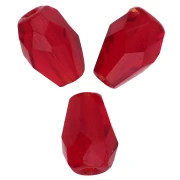 Perla a forma di pera sfaccettate 7x5 mm - Siam x25