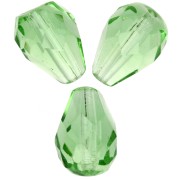 Peridot - Perla a forma di pera sfaccettate 10x7 mm - Peridoto x20 Perla a forma di pera sfaccettate 10x7 mm - Peridoto x20