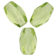Perla a forma di oliva sfaccettate 6x4 mm - Olivina x25