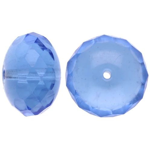 Perla a forma di ciambella 17x11 mm - Light Sapphire x1