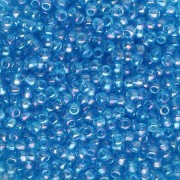 Rocaille Toho 11/0 TO11R163B - Trasparente, blu scuro, acquamarina, arcobaleno x8g