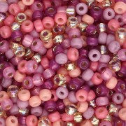 Mix di perline Miyuki 8/0 - Peach Plum x8 g