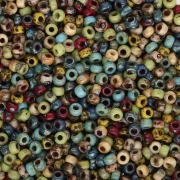 Mix di perline Miyuki 11/0 - Forest Moss x8 g
