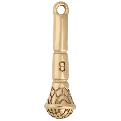 Ciondolo micro 20x5,5 mm - Acciaio inossidabile 316 Dorato x1