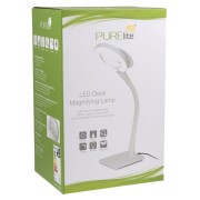 Lampada da scrivania con lente d'ingrandimento a LED PURElite x1