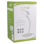 Lampada da scrivania con lente d'ingrandimento a LED PURElite x1