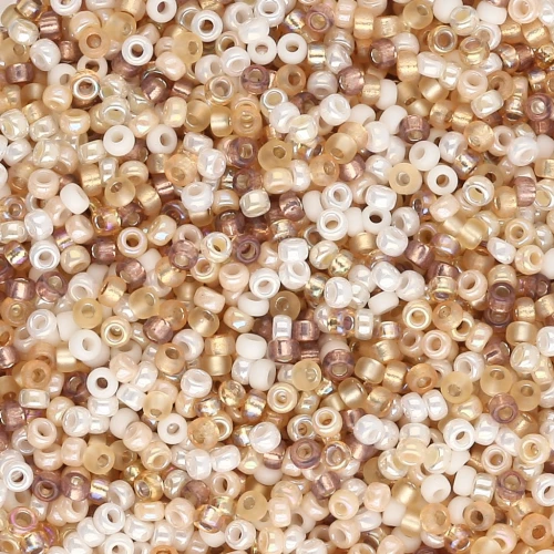 Mix di perline Miyuki 15/0 MIX-50 - Au Natural x8g