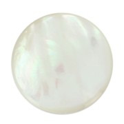 Cabochon rotondo mm. 25 Madreperla bianca|raw }}