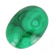 Cabochon ovale mm. 30x22 Malachite