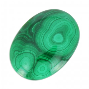 Cabochon ovale mm. 30x22 Malachite