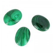 Cabochon ovale mm. 30x22 Malachite