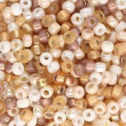 Mix di perline Miyuki 8/0 MIX-50 - Au Natural x8g