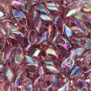 Smoky Amethyst - Magatama lungo Miyuki 4x7 mm LMA-256 - Trasparente, ametista fumé, AB x10g Magatama lungo Miyuki 4x7 mm LMA-256 - Trasparente, ametista fumé, AB x10g