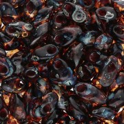 Dark Topaz - Magatama lungo Miyuki 4x7 mm LMA-4502 - Trasparente Topazio Scuro Picasso x10g Magatama lungo Miyuki 4x7 mm LMA-4502 - Trasparente Topazio Scuro Picasso x10g