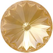 Cabochon - Cabochon PureCrystal 1122 Rivoli 12 mm - Crystal Tuscan Yellow Lux x1 Cabochon PureCrystal 1122 Rivoli 12 mm - Crystal Tuscan Yellow Lux x1