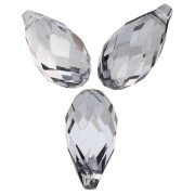 ciondolo - Gocce PureCrystal 6010 11x5,5 mm - Crystal Urban Grey x4 Gocce PureCrystal 6010 11x5,5 mm - Crystal Urban Grey x4