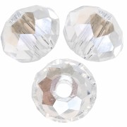 Perla rotonda appiattita PureCrystal 5040 da 4 mm - Crystal Moonlight x20