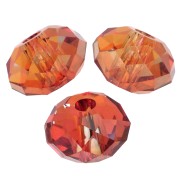 Perle - Perla rotonda appiattita PureCrystal 5040 6 mm - Persian Red x1 Perla rotonda appiattita PureCrystal 5040 6 mm - Persian Red x1