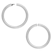Orecchini a cerchio sottili da 10 mm - Argento 925 x2