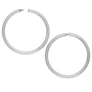 Orecchini a cerchio sottili da 12 mm - Argento 925 (2 pezzi)