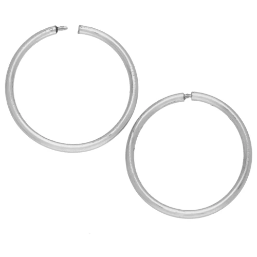 Orecchini a cerchio sottili da 12 mm - Argento 925 x2