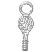 Ciondolo a forma di racchetta da tennis 16x5 mm - Argento 925 x1