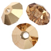 Perle - Biconi appiattiti PureCrystal 5305 5 mm - Crystal Aurum x30 Biconi appiattiti PureCrystal 5305 5 mm - Crystal Aurum x30