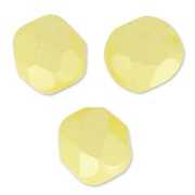 Sfaccettate mm. 6 Pastel Yellow Pearl x25