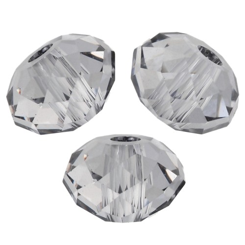 Perla rotonda appiattita Swarovski 5040 da 6 mm - Crystal Urban Grey x1