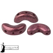 Perla in vetro Arcos® di Puca® 5x10 mm - Bronze Light Plum x10 g